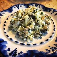 Салат - закуска из баклажанов