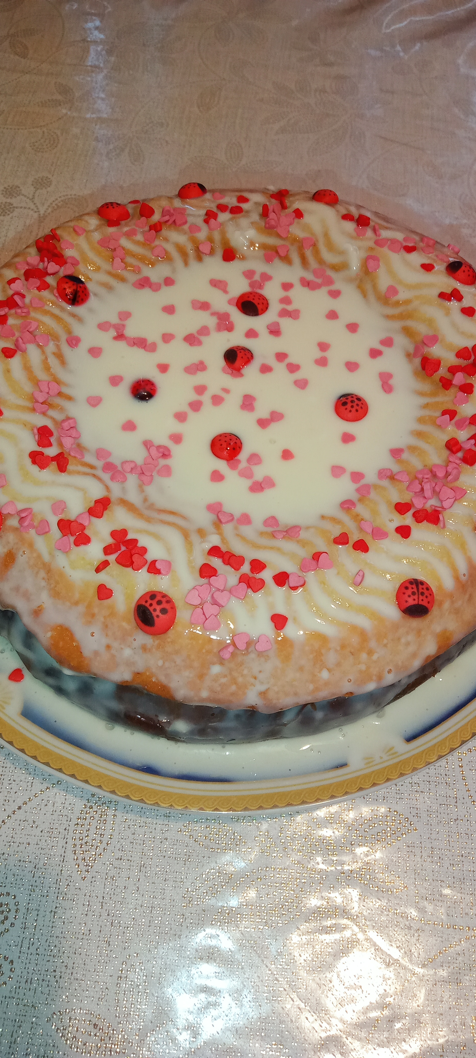 Торт сметанный