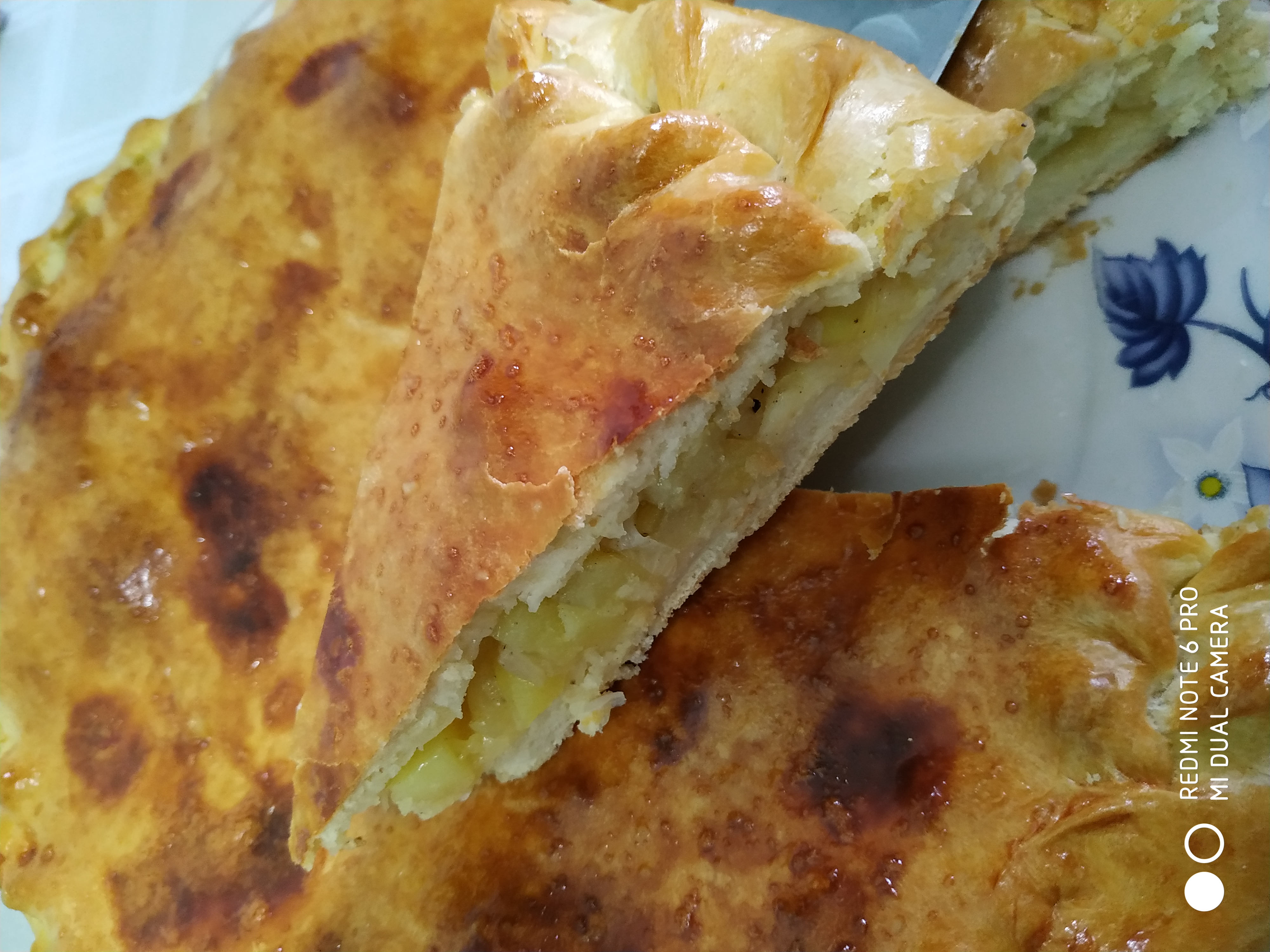 Вегетарианский пирог(пирог с картошкой)