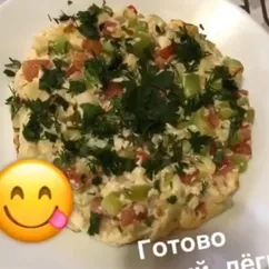 Омлет с овощами