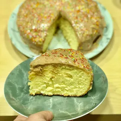 Нежнейший кекс на сливках и кефире в мультиварке 🥮