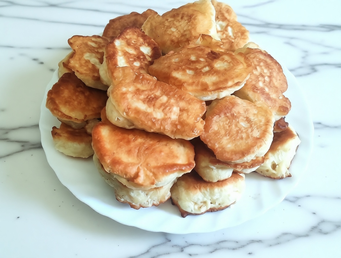 Пышные оладьи на кефире