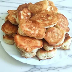 Пышные оладьи на кефире