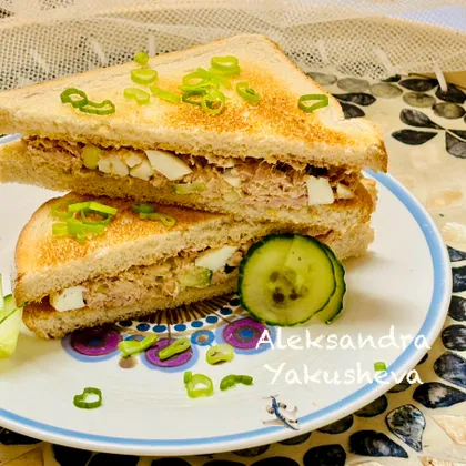 Tuna sandwich. Сэндвич с тунцом