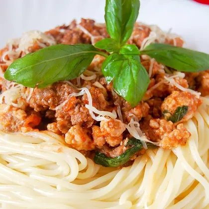 Спагетти с соусом "А-ля Болоньезе"