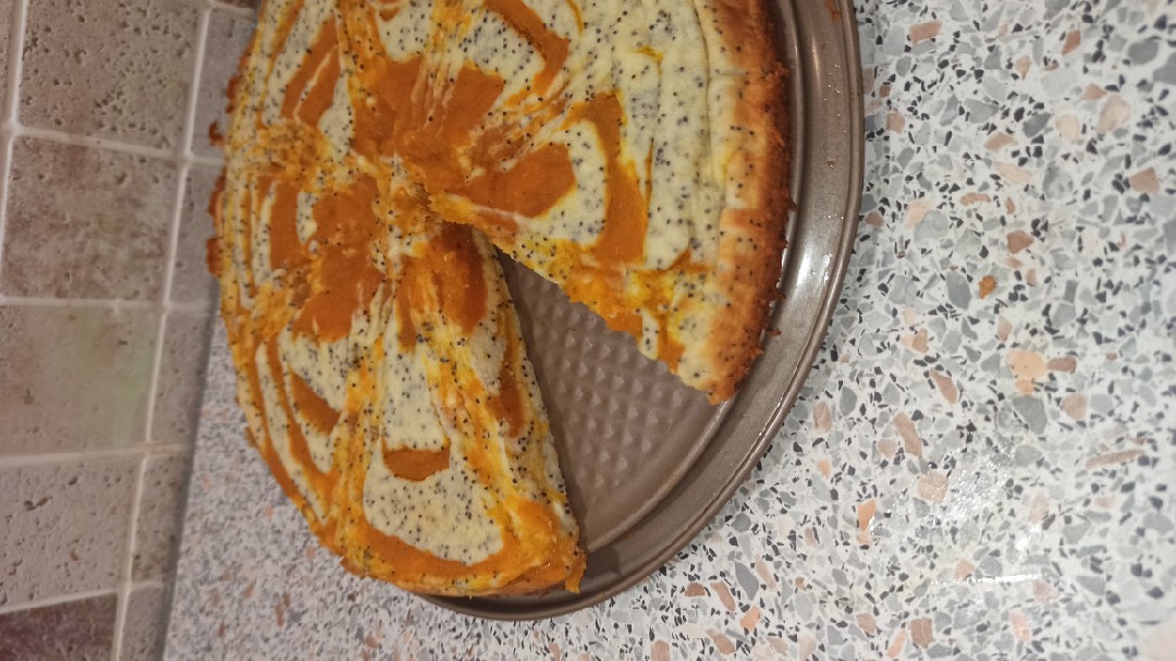 Тыквенная запеканка с творогом