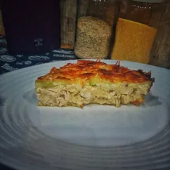 Пп ленивый пирог с курицей