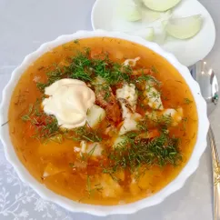 Бюджетный и вкусный суп с килькой