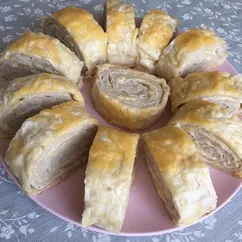 Мясной рулет из лаваша