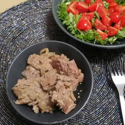 Печень куриная с мёдом 