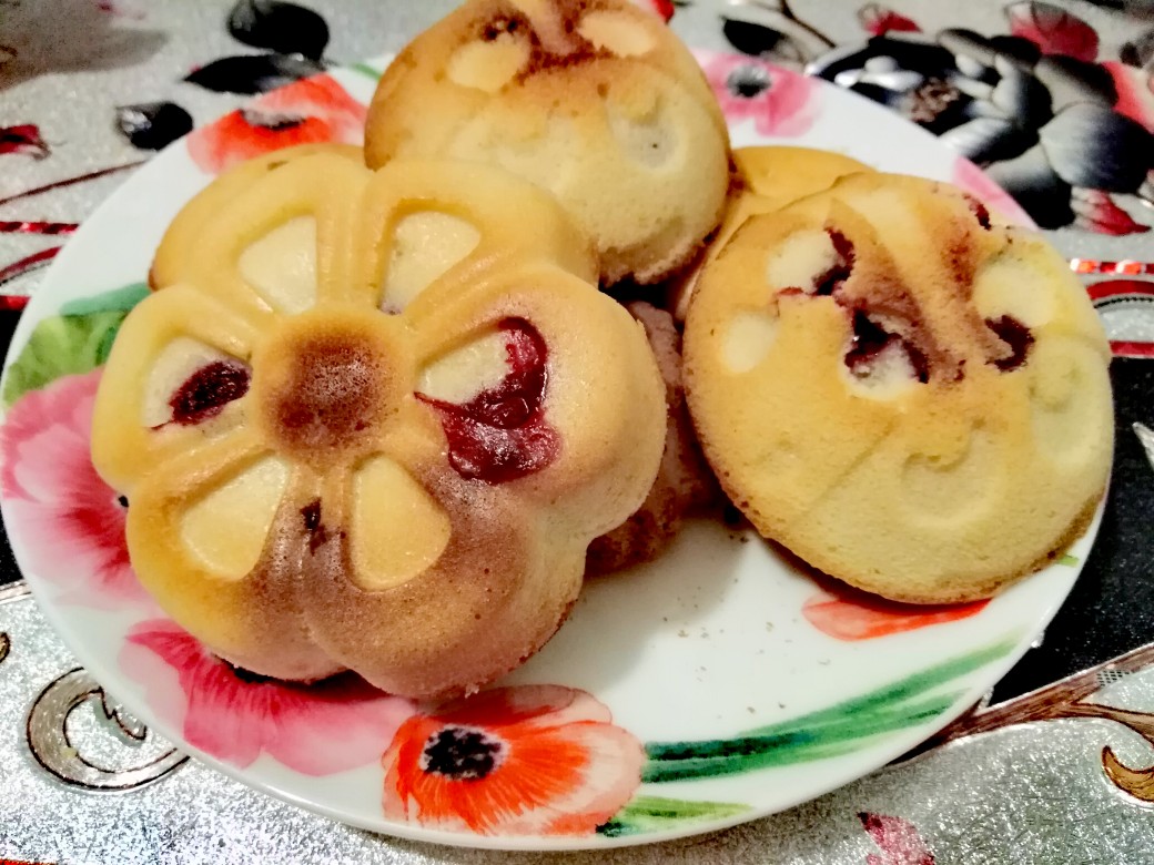 Кексики с вишней 🍒