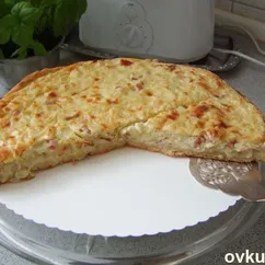 Очень простой и вкусный пирог из дрожжевого теста