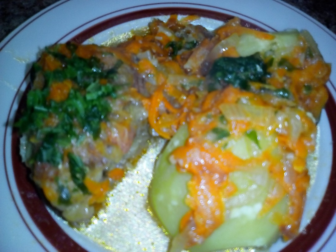 Рыба с овощами #кулинарны ймаоафон