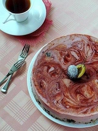 Творожный торт с печеньем без выпечки – рецепт с фото