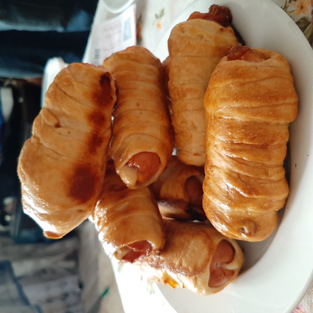 Сосиски в тесте с сыром