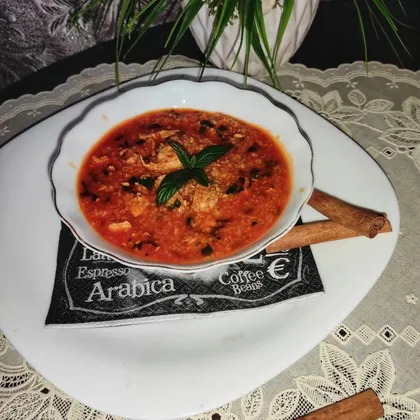 Марокканский куриный суп с кускусом