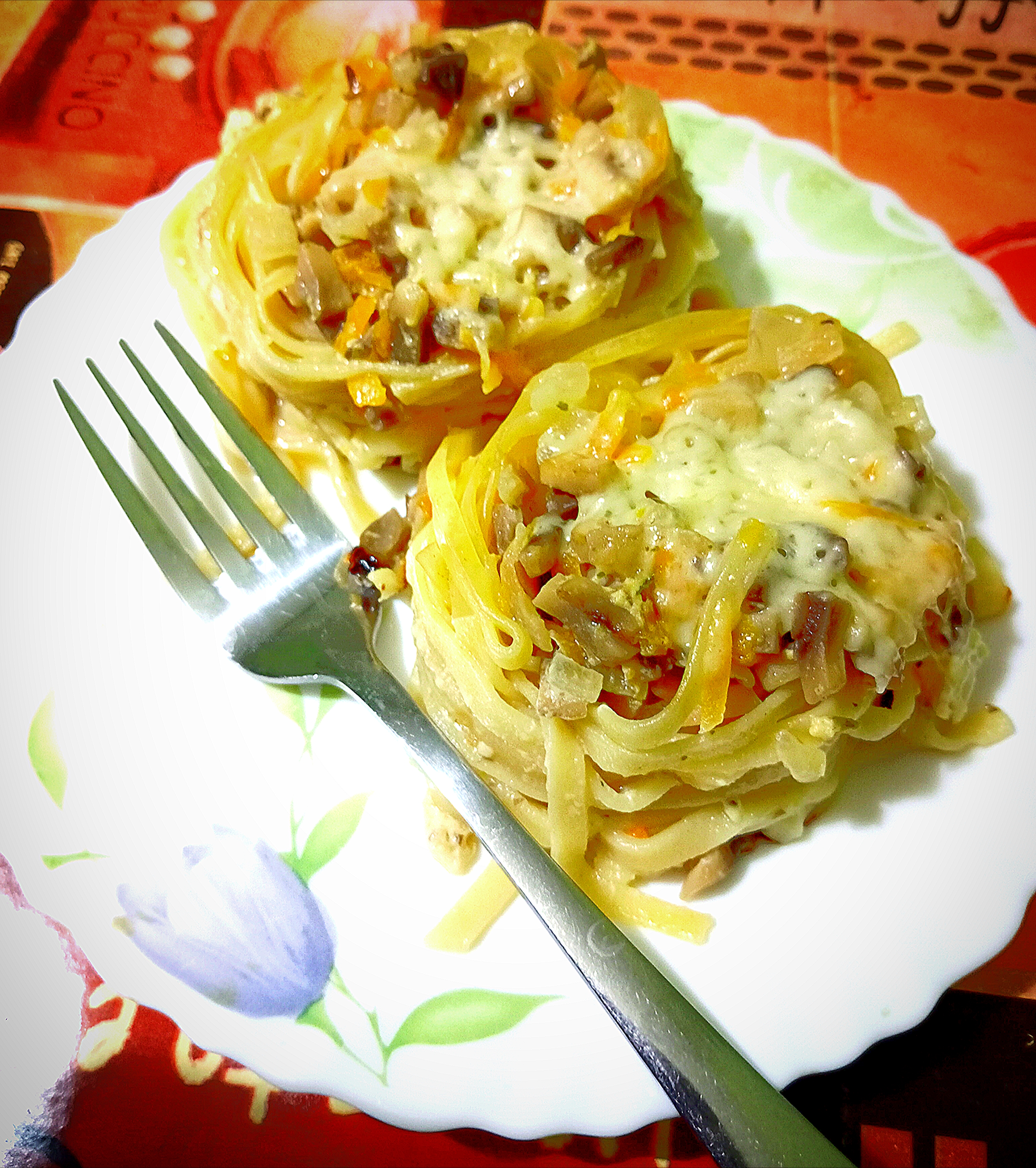 Гнёздышко с грибами