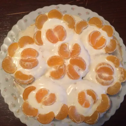 Торт без выпечки Апельсиновый рай #летниедесерты