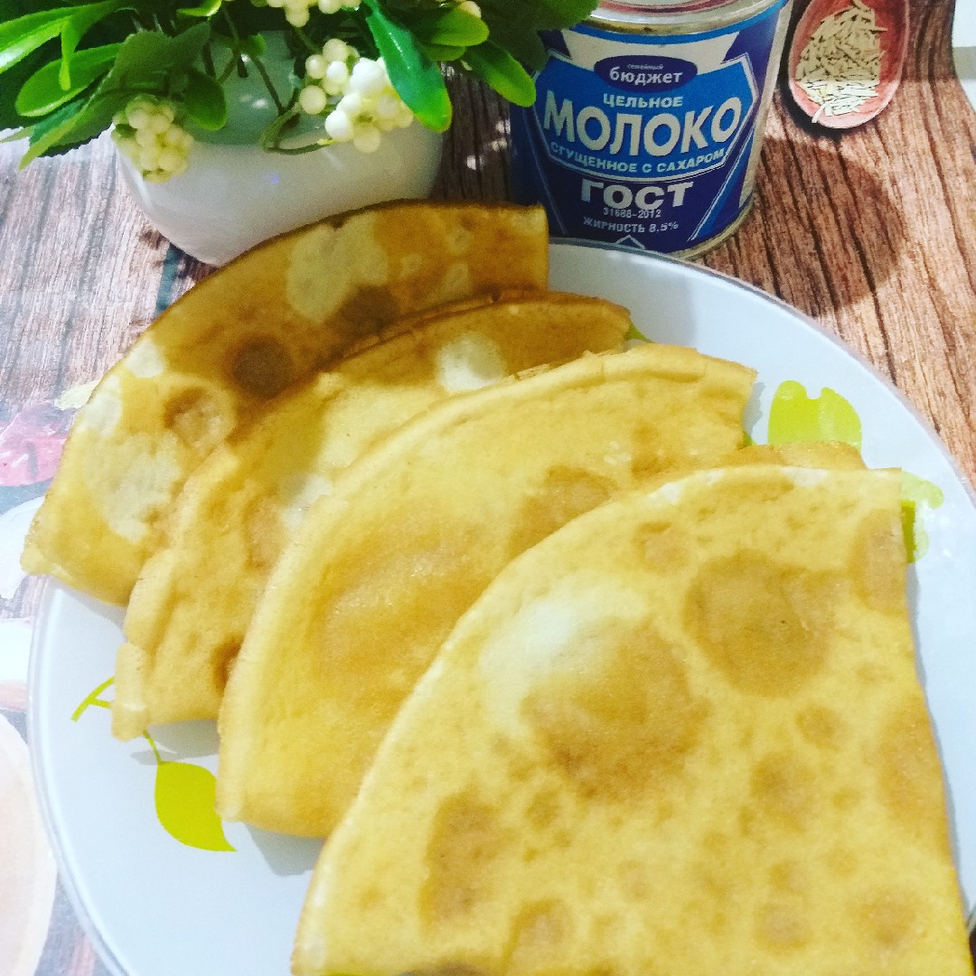 Блинчики на сгущенном молоке 🥞🥞🥞