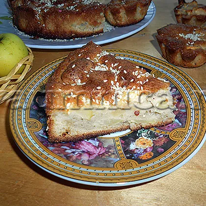 Вкусный яблочный пирог на Новый год