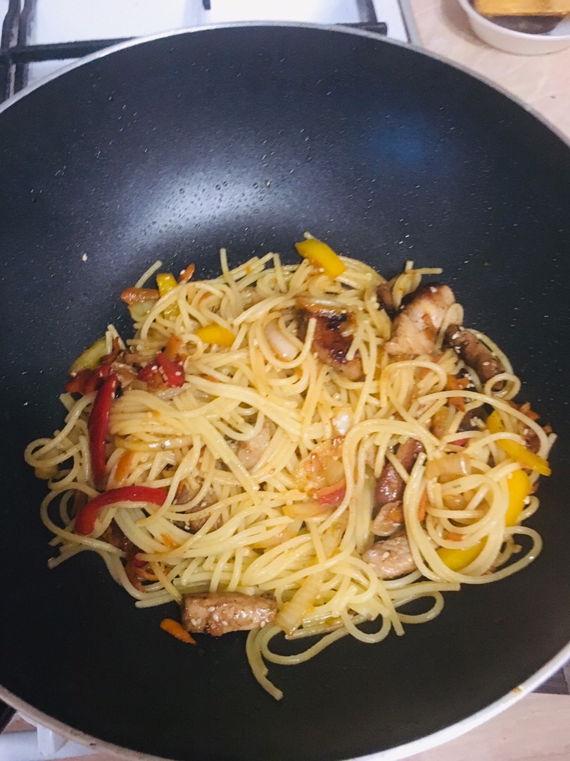 Удон с индюшкой