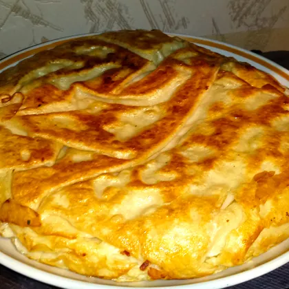 Ачма (грузинский пирог с сыром)