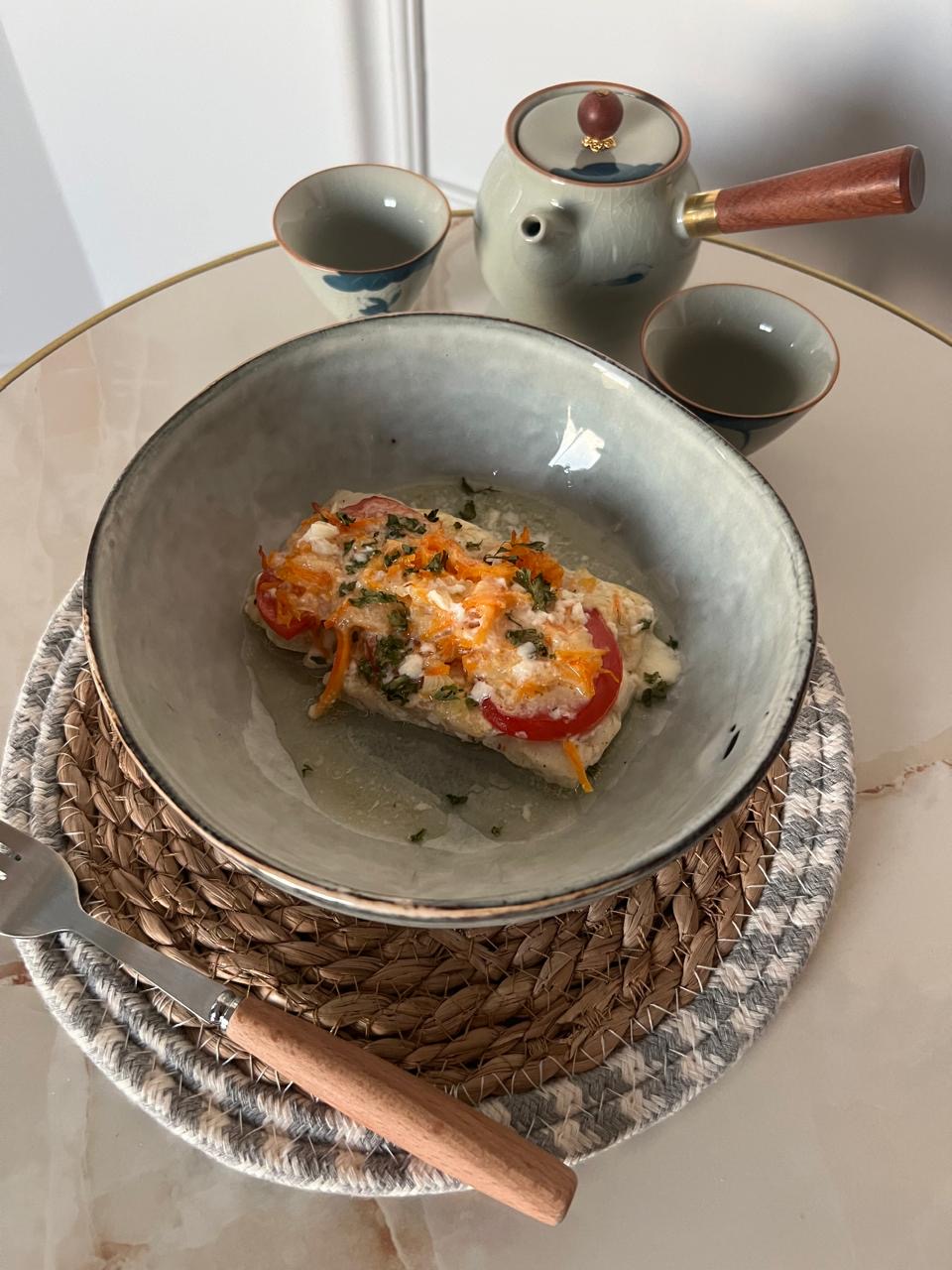 Рыба с овощами