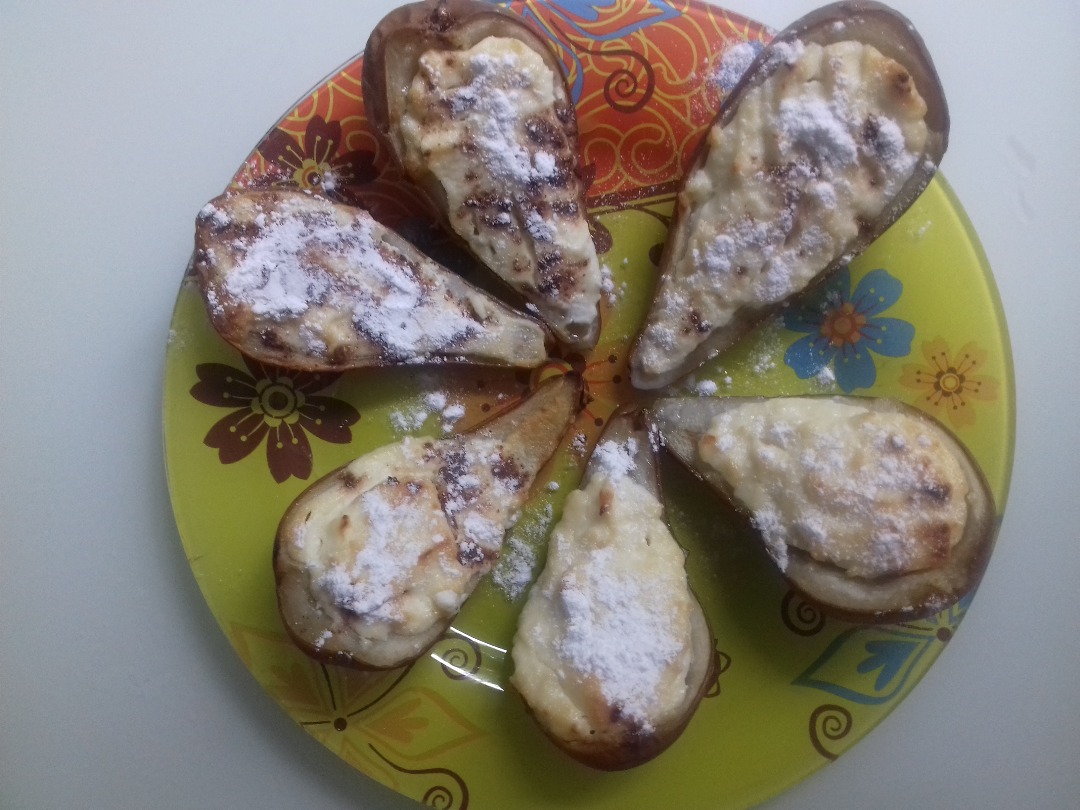 Груши с рикоттой #кулинарныймарафон