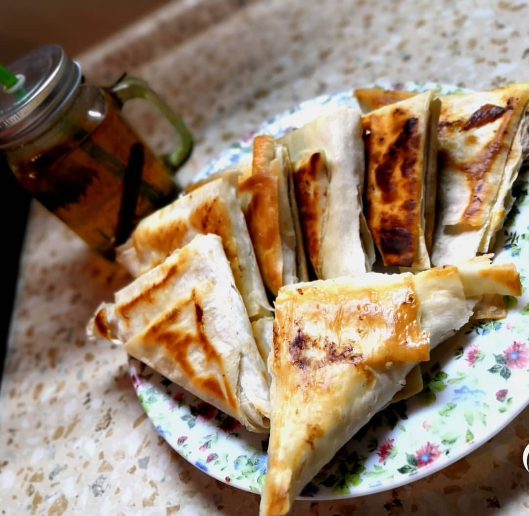 Конвертики с творогом и бананом 😍