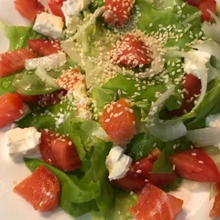 Салат с сёмгой🥗🤤🌺