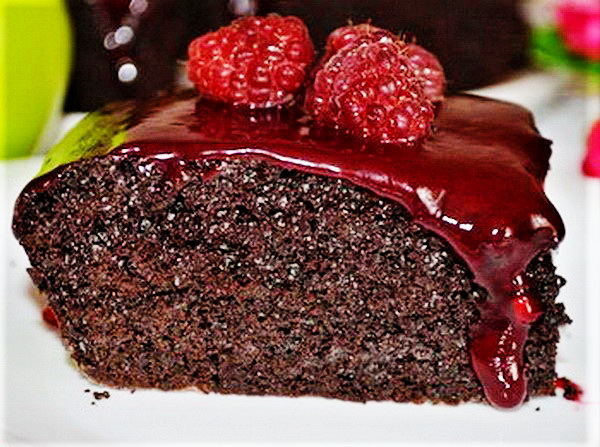 Пирожные "Шоколад с малиной"