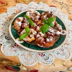 Кексы с клубникой и йогуртом