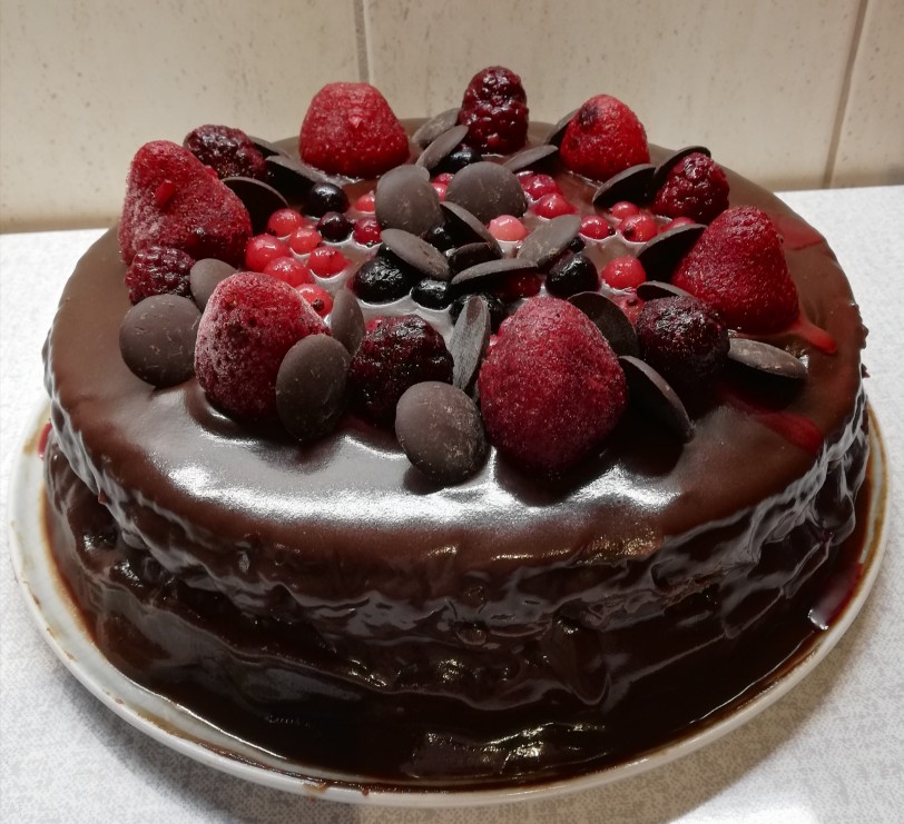 Шоколадный торт без муки, пошаговый рецепт на ккал, фото, ингредиенты - Яна