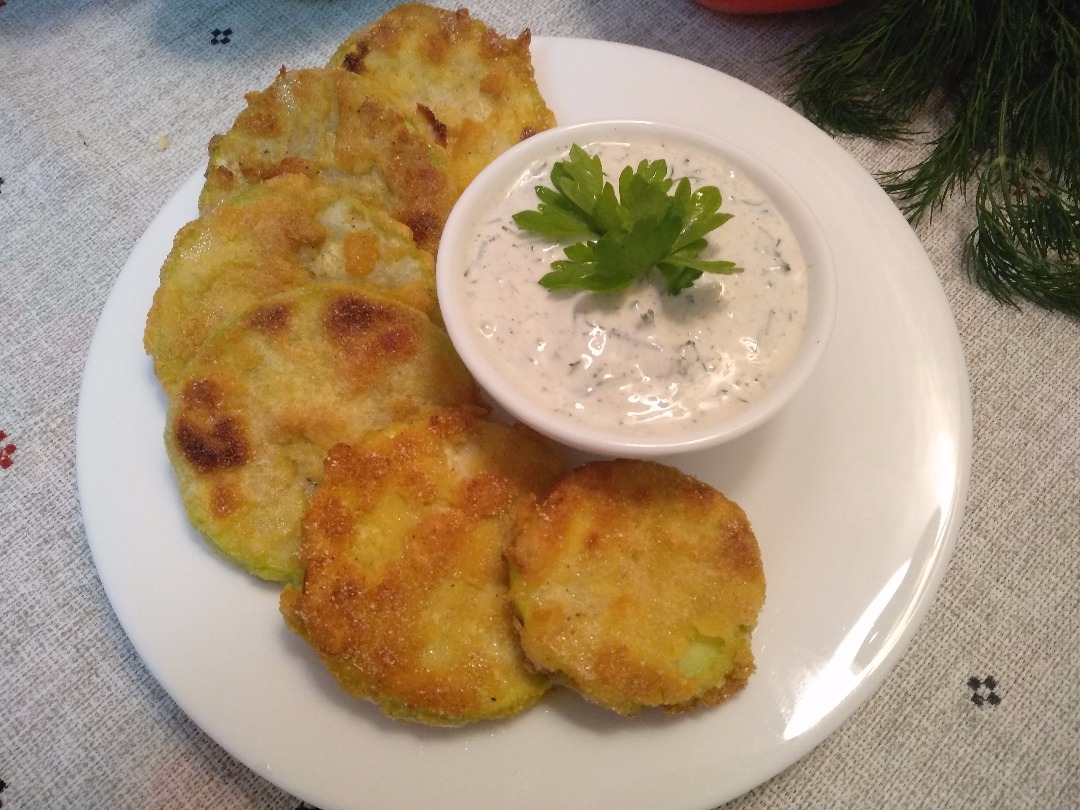 Жареные кабачки с хрустящей корочкой