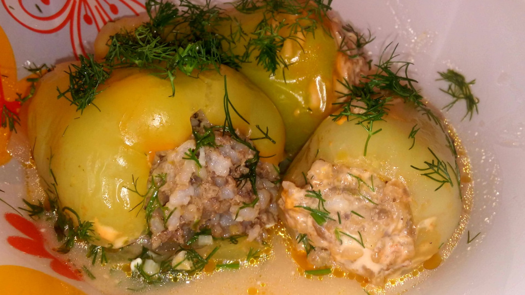 Фаршированный перец #непп