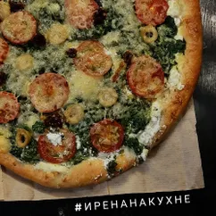 Шпинатная пицца