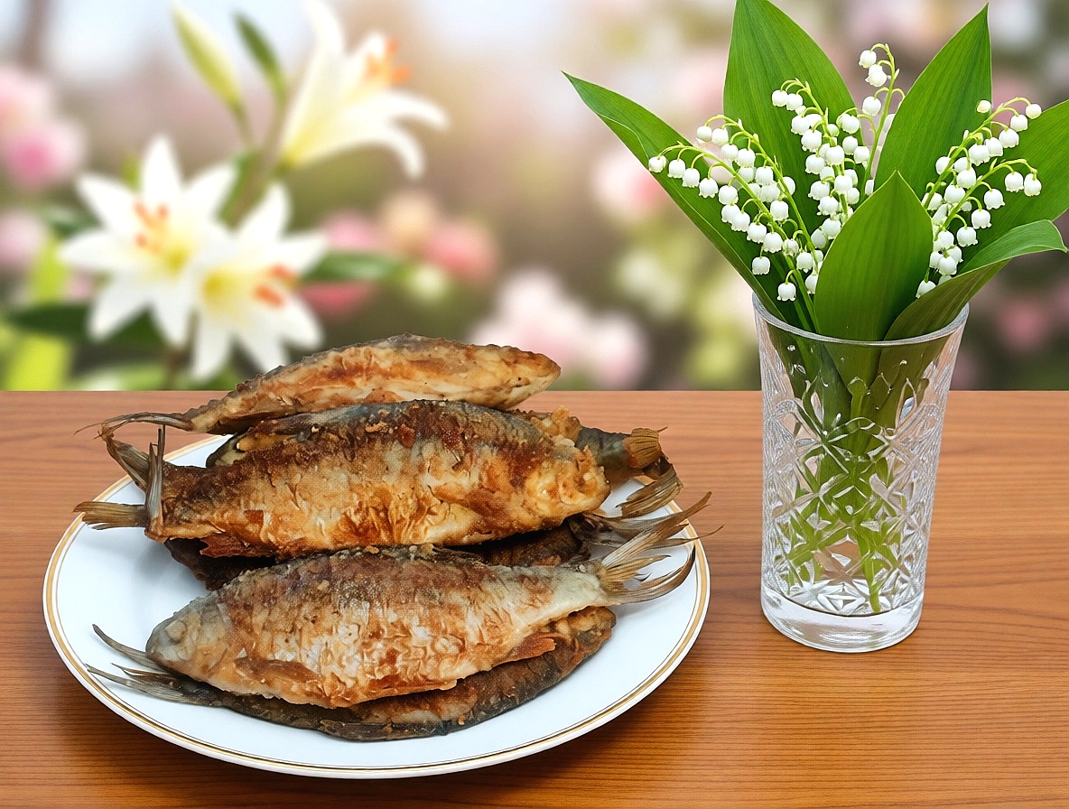 Жареная сорога