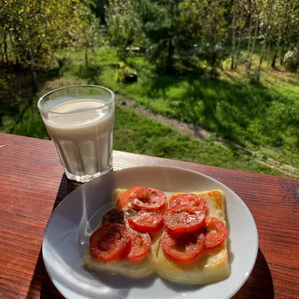 Жареный домашний сыр из козьего молока