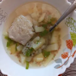 Суп с гречкой и курицей без зажарки