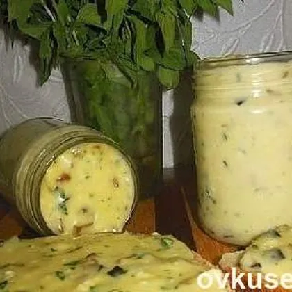 Домашний плавленый сыр с шампиньонами - это нереальная вкуснятина
