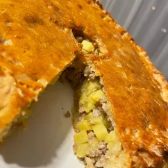 Пирог с мясом и картофелем🥧