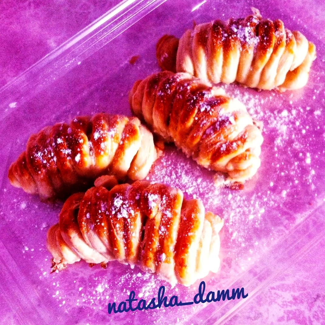 Слойка с яблоками #школа - рецепт автора natasha_damm