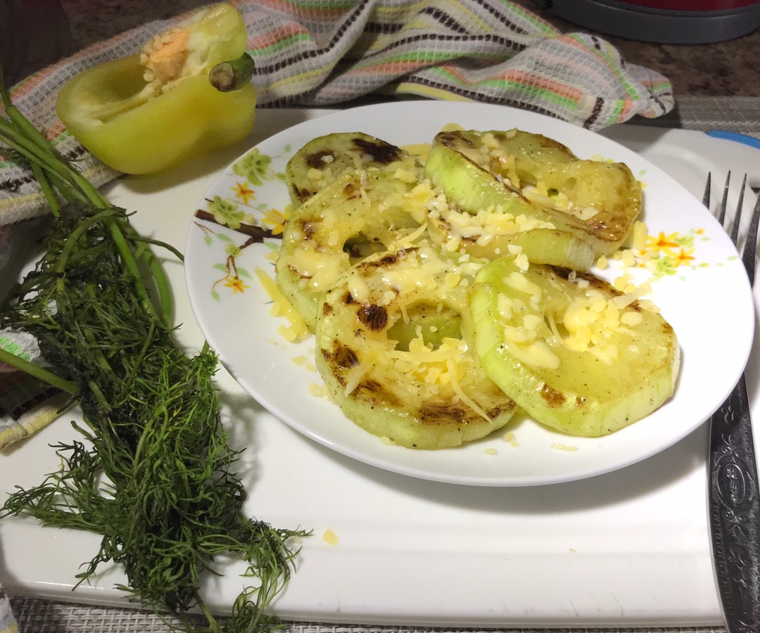 Кабачковые кольца с сыром