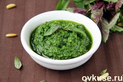 Быстрое и простое веганское песто