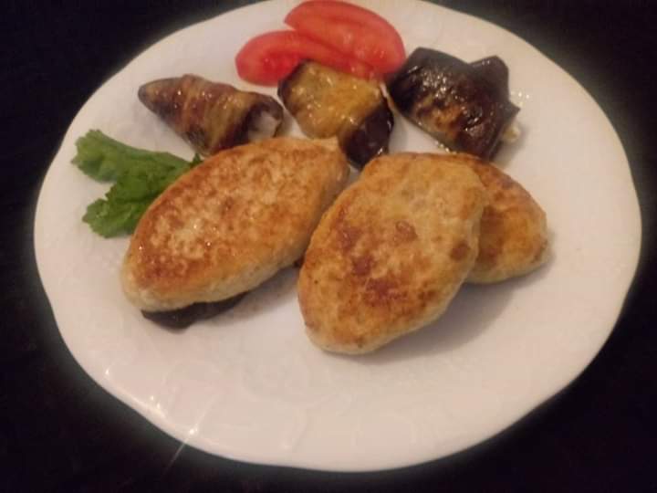 Салат из баклажанов в рулет