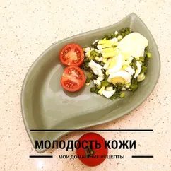 🥗🥚 Салат из зеленого лука