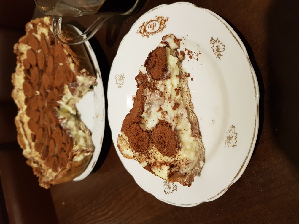 Тарт с заварным кремом🍌