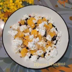 Весенний салат из запечённой свеклы и апельсина  