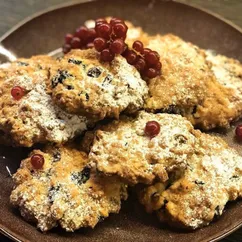 Домашнее овсяное печенье с изюмом🍪