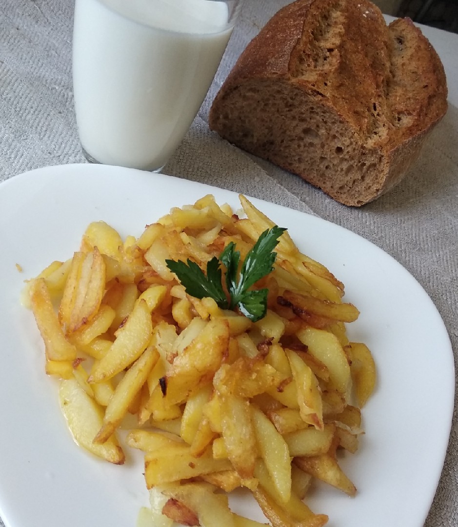 ❤️ Жареная картошка 🥔как в детстве 